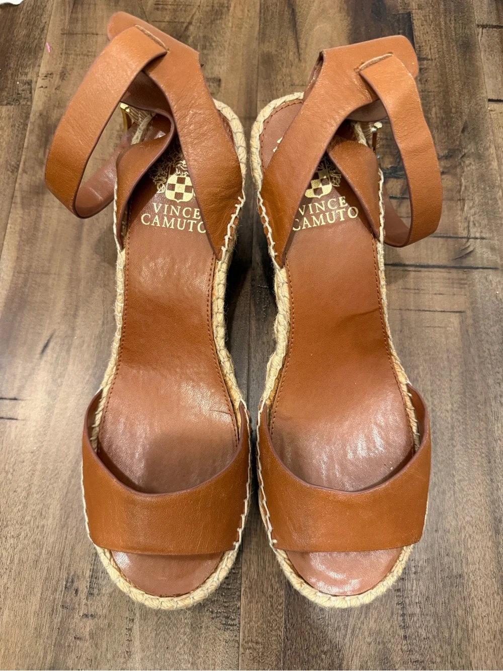 Vince Camuto Felyn Braided Jute Espadrille Wedge Sandals